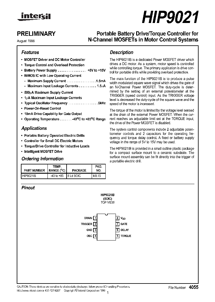 HIP9021_155222.PDF Datasheet