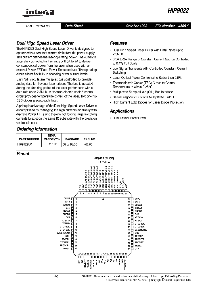 HIP9022_155224.PDF Datasheet