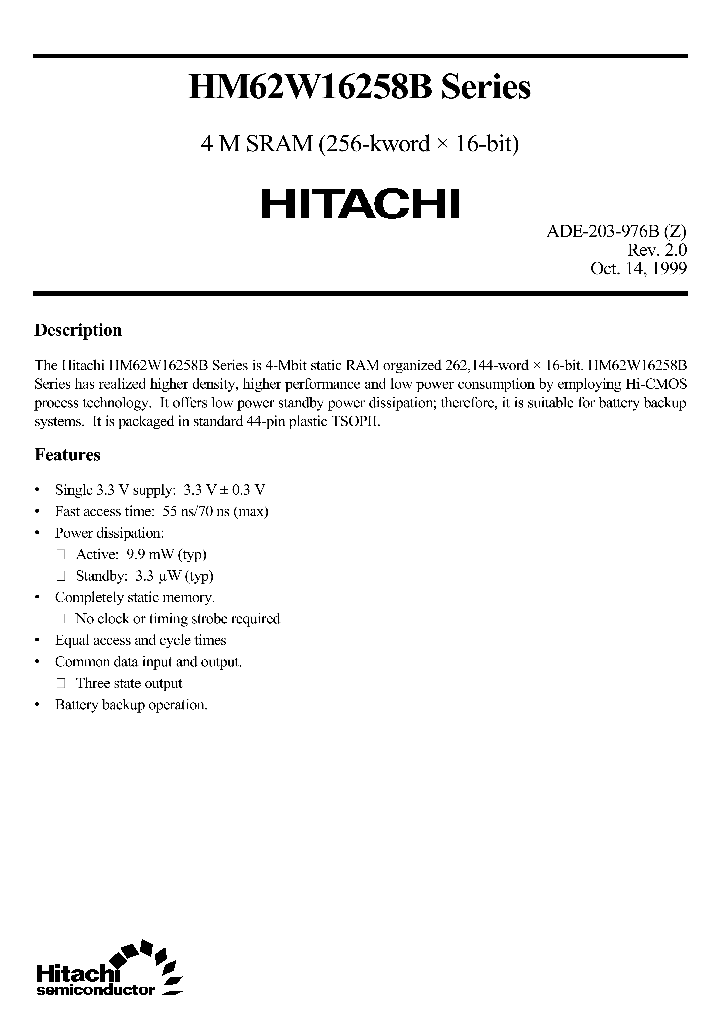 HM62W16258B_155211.PDF Datasheet