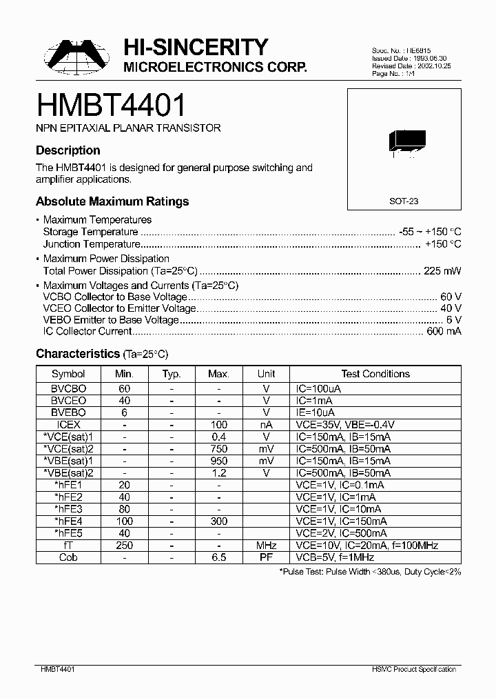 HMBT4401_126814.PDF Datasheet