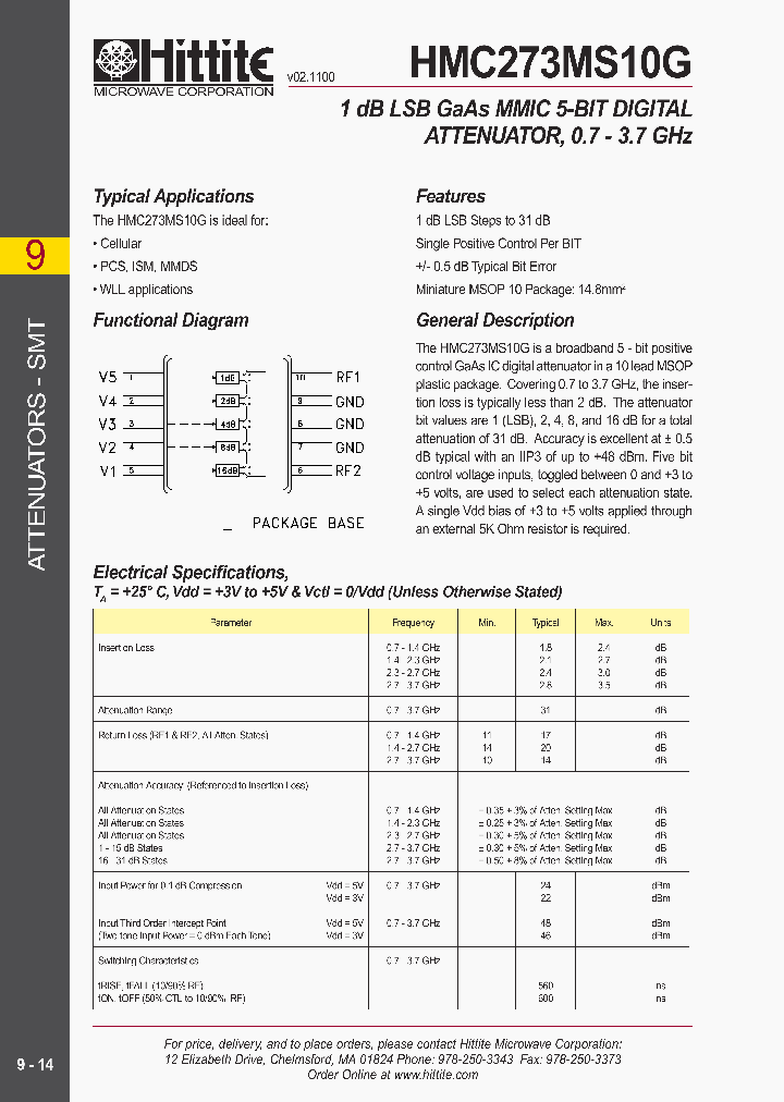 HMC273MS10G_37691.PDF Datasheet