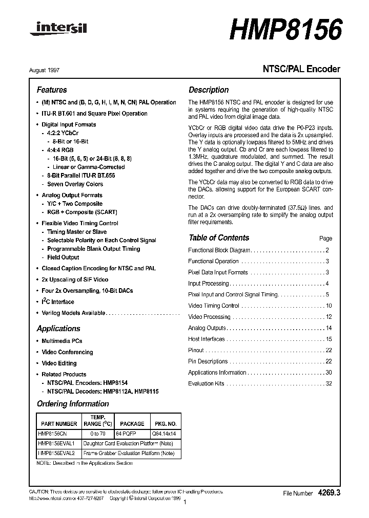 HMP8156_134089.PDF Datasheet