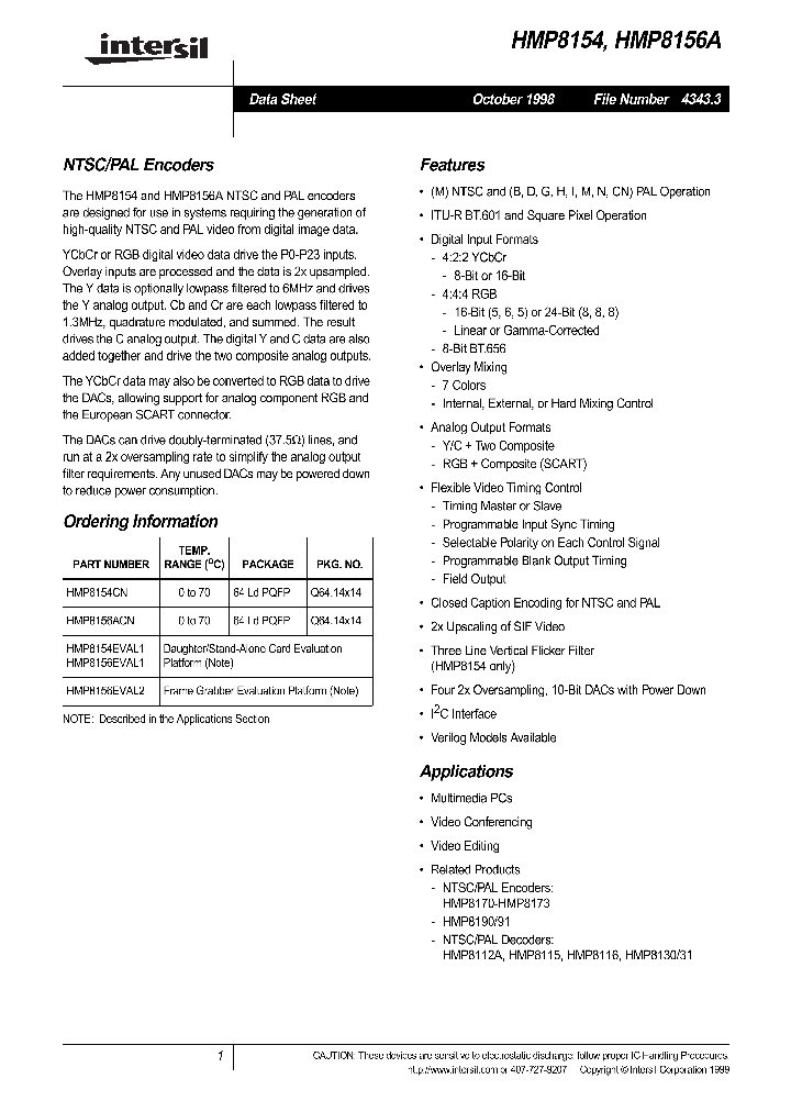 HMP8156A_134090.PDF Datasheet
