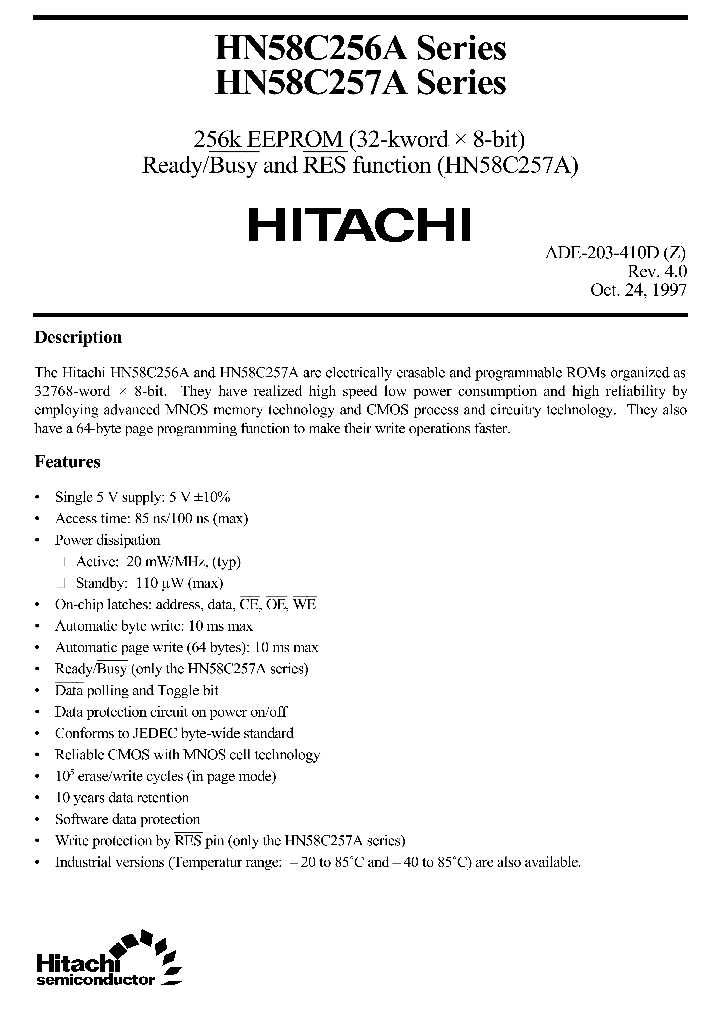 HN58C256A_14865.PDF Datasheet