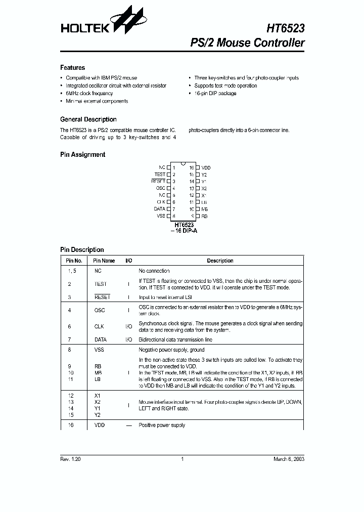 HT6523_183083.PDF Datasheet