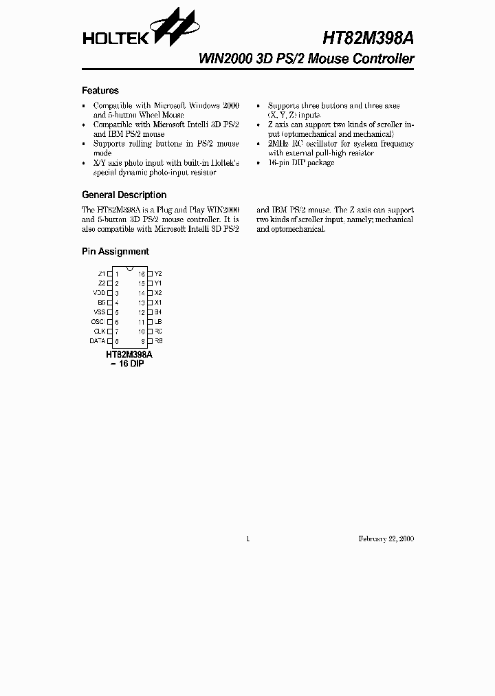 HT82M398_151100.PDF Datasheet