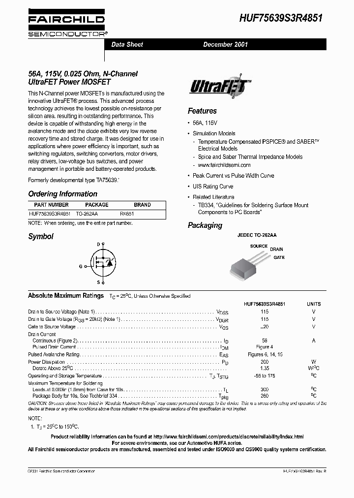 HUF75639S3R4851_189601.PDF Datasheet