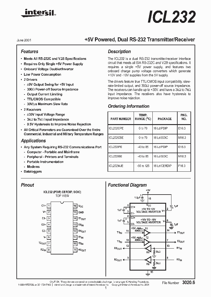ICL232CBE_2643.PDF Datasheet