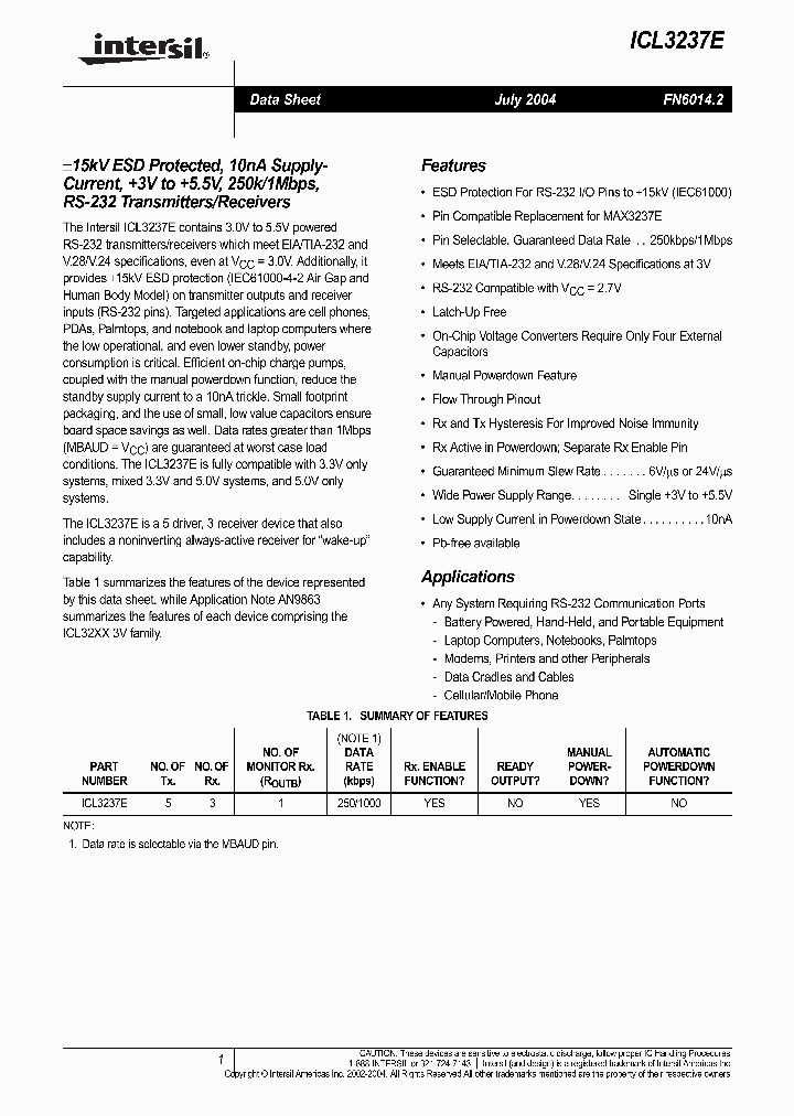 ICL3237E_3392.PDF Datasheet