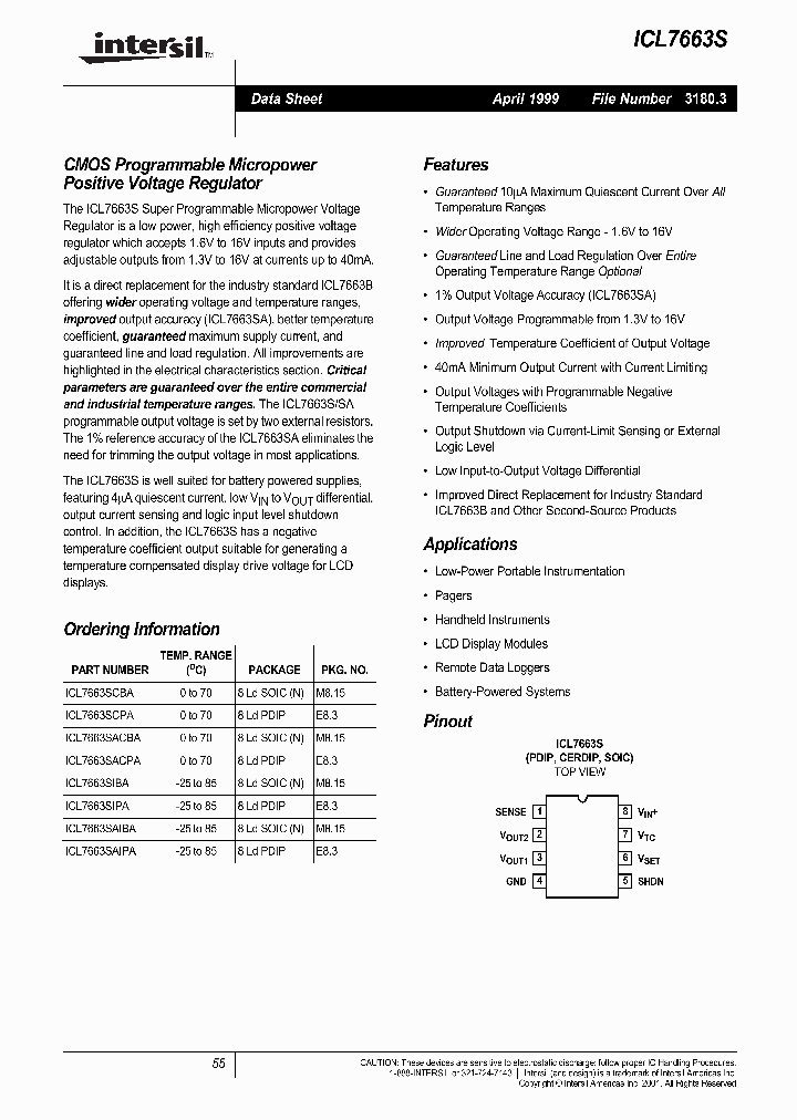 ICL7663S_15126.PDF Datasheet
