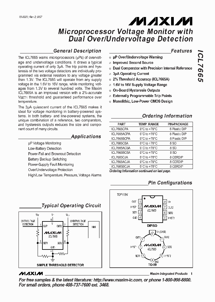 ICL7665ACJA_15137.PDF Datasheet