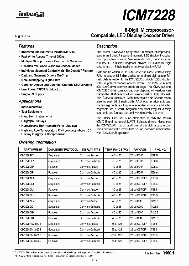 ICM7228_8874.PDF Datasheet