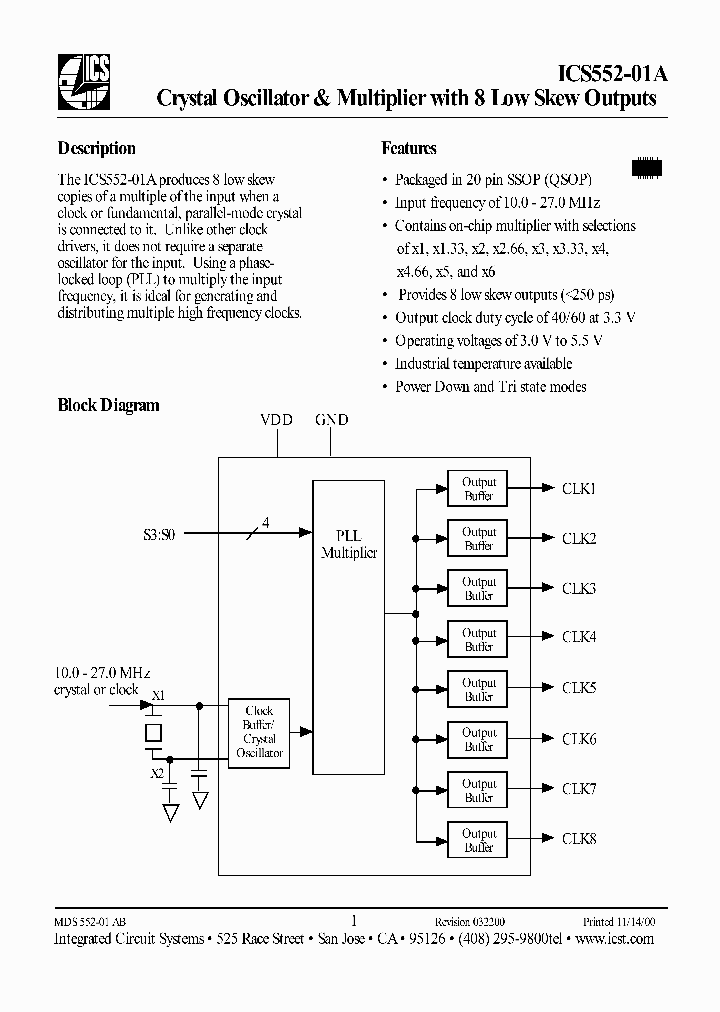 ICS552-01_82168.PDF Datasheet