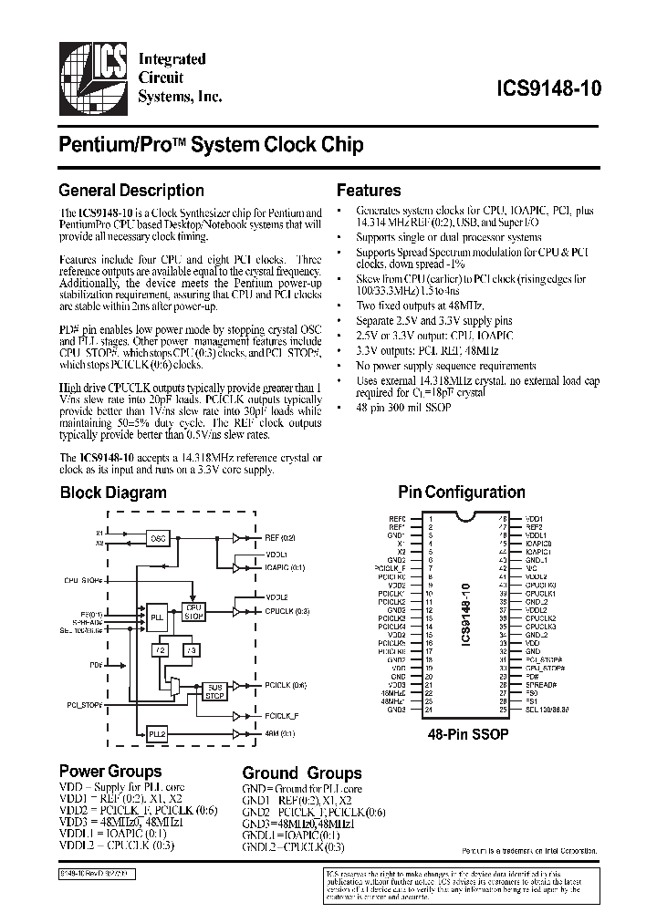 ICS9148-10_90823.PDF Datasheet