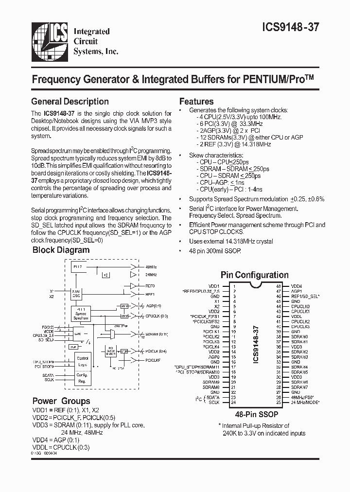 ICS9148-37_90834.PDF Datasheet