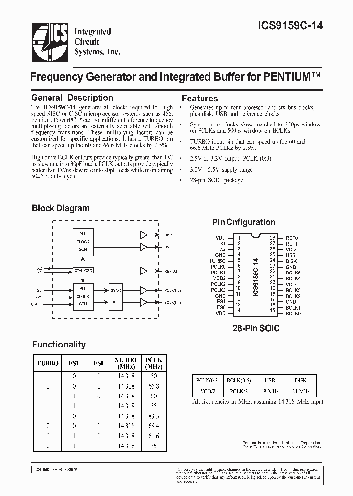 ICS9159C-14_118861.PDF Datasheet