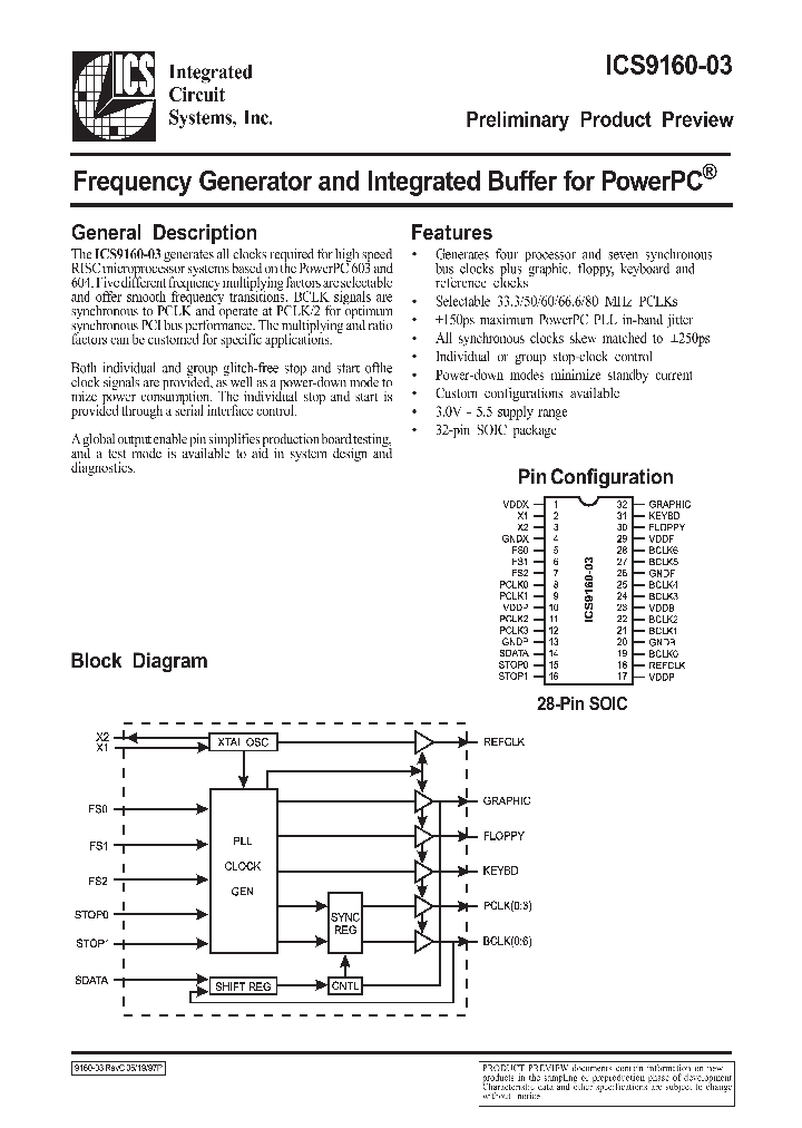 ICS9160-03_105049.PDF Datasheet