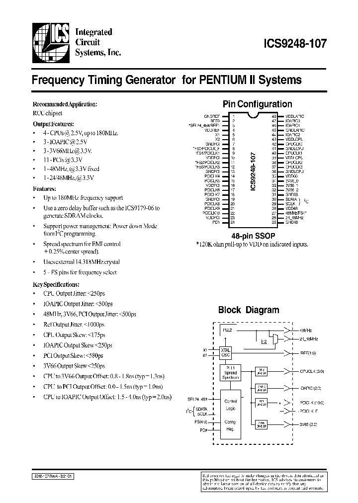 ICS9248-107_26354.PDF Datasheet