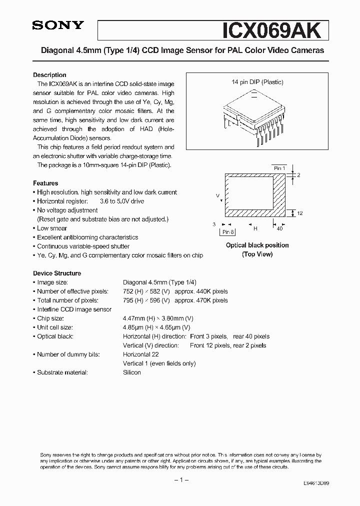 ICX069AK_41131.PDF Datasheet