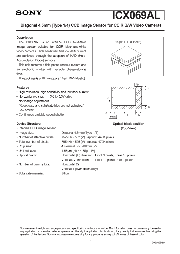 ICX069AL_41133.PDF Datasheet