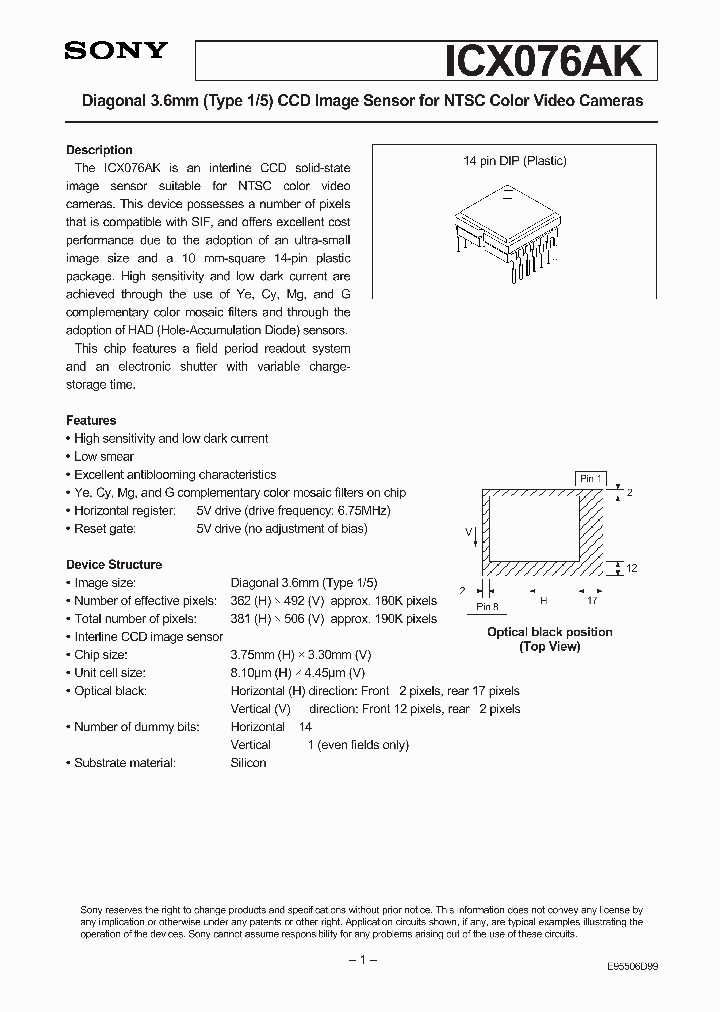 ICX076_41139.PDF Datasheet