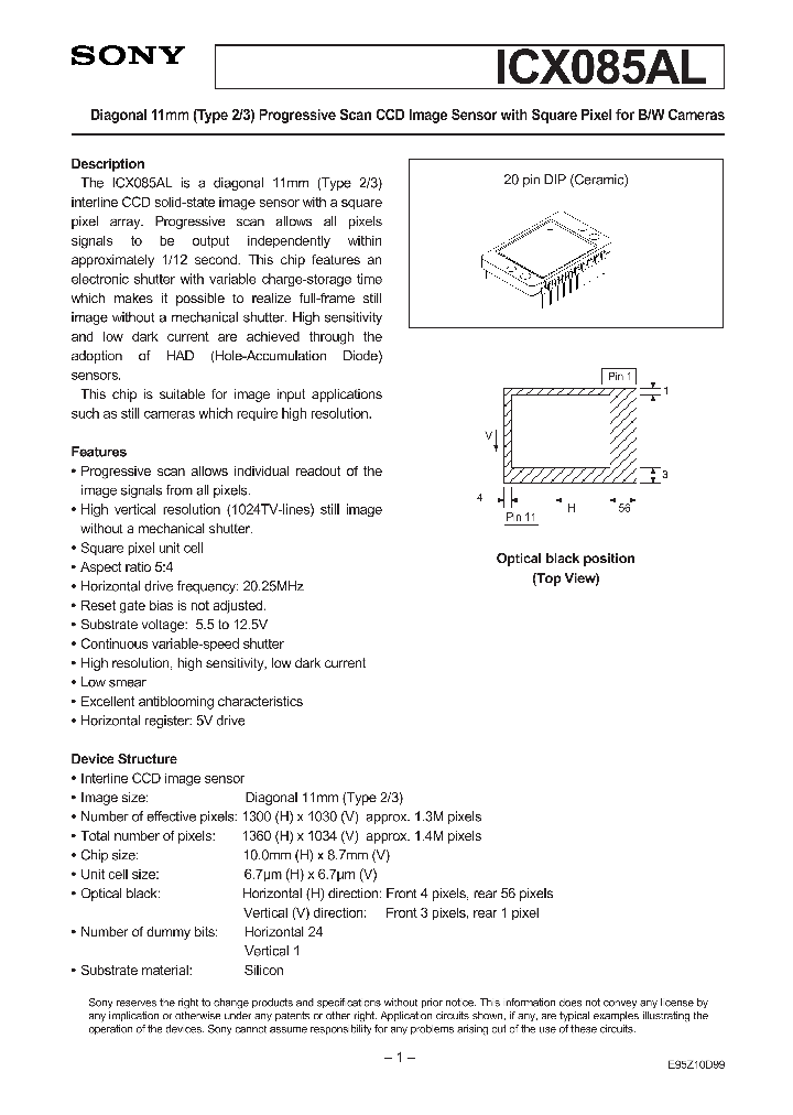 ICX085AL_41153.PDF Datasheet
