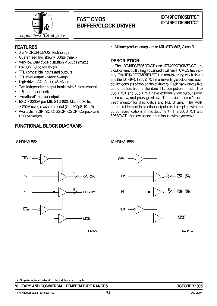 IDT49FCT805BT_26062.PDF Datasheet