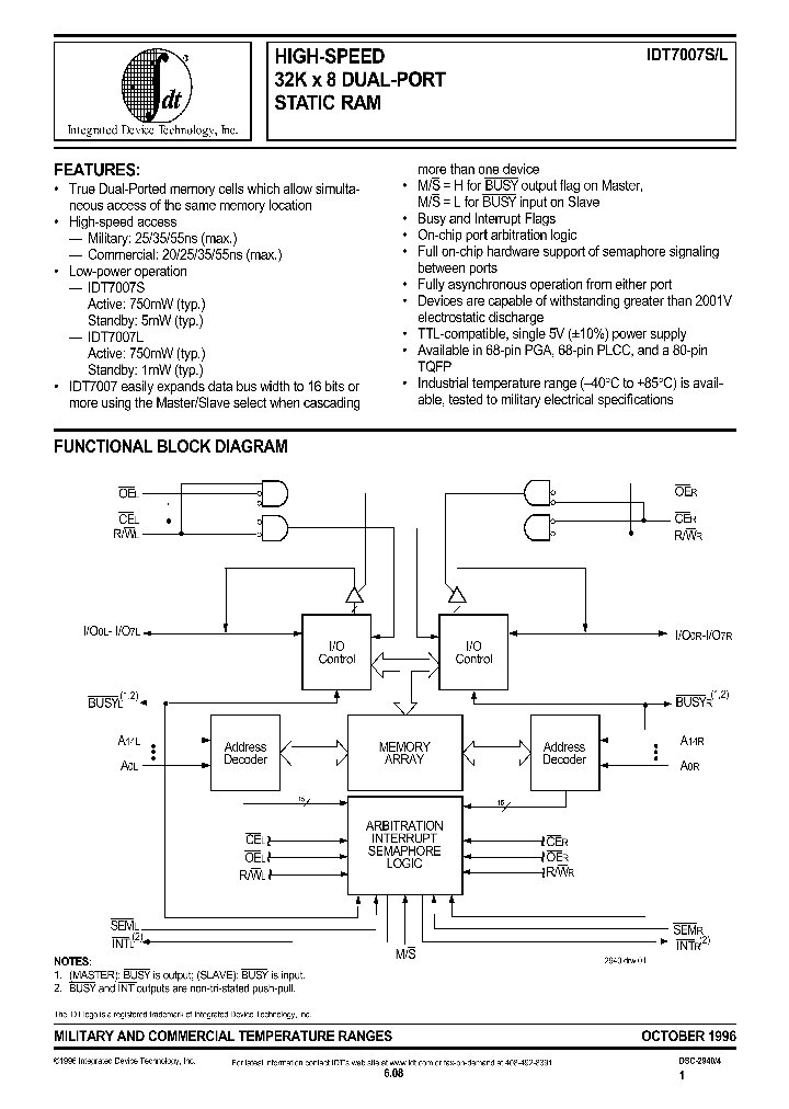 IDT7007L20J_25537.PDF Datasheet