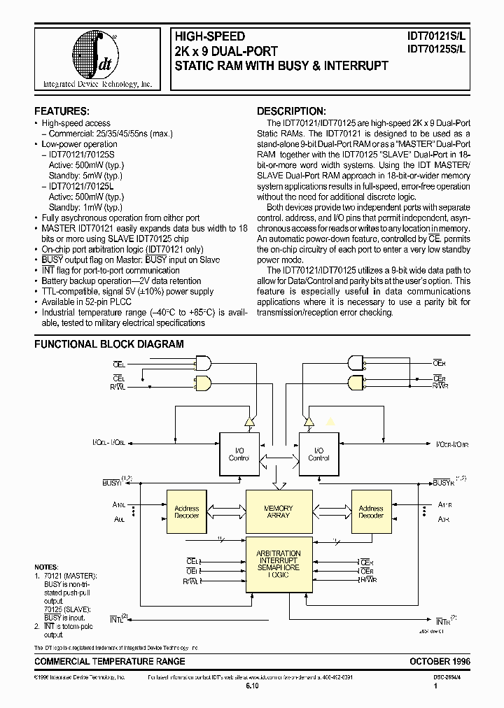 IDT70121_109223.PDF Datasheet