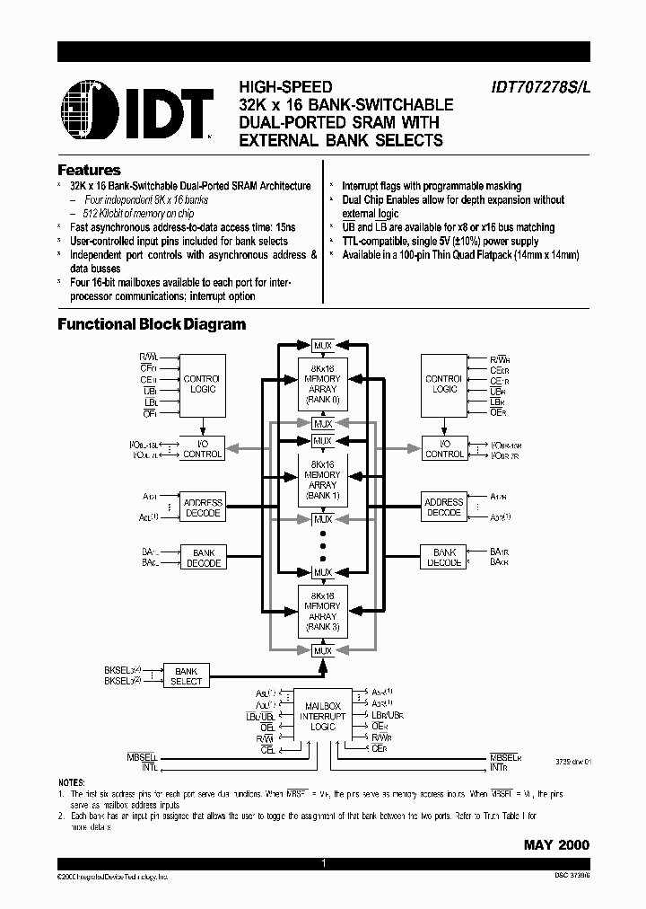 IDT707278_109393.PDF Datasheet