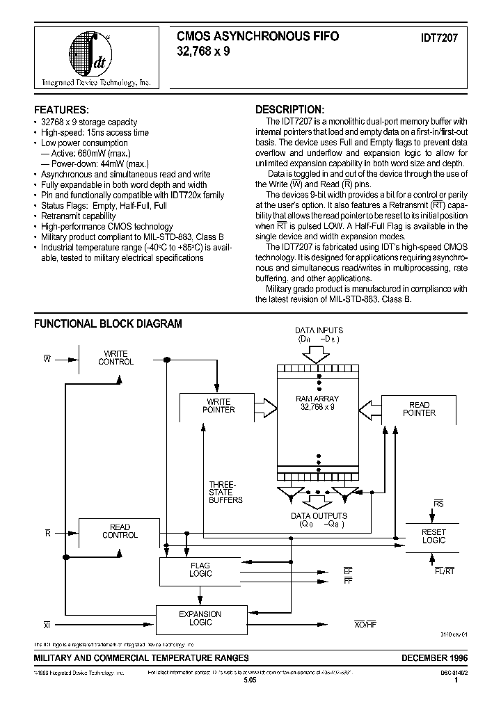 IDT7207L20J_25560.PDF Datasheet