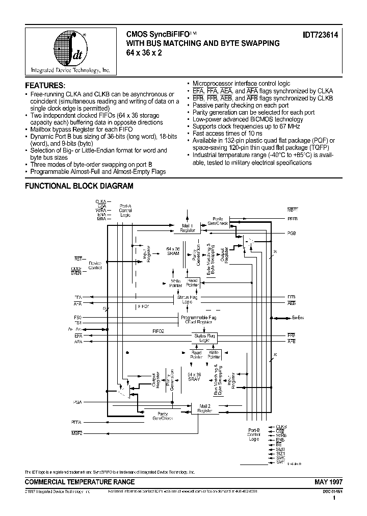 IDT723614_74254.PDF Datasheet
