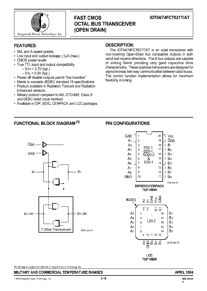 IDT54FCT621AT_73748.PDF Datasheet