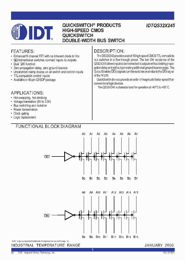 IDTQS32X245_183144.PDF Datasheet