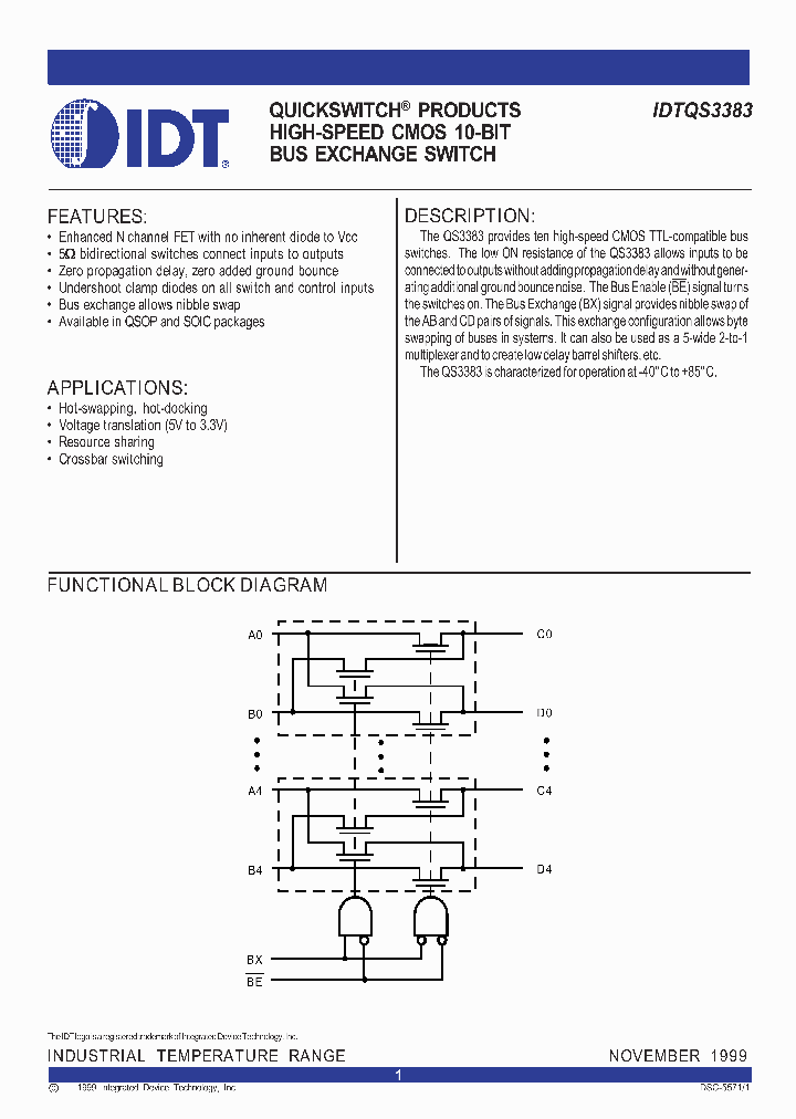 IDTQS3383_100444.PDF Datasheet