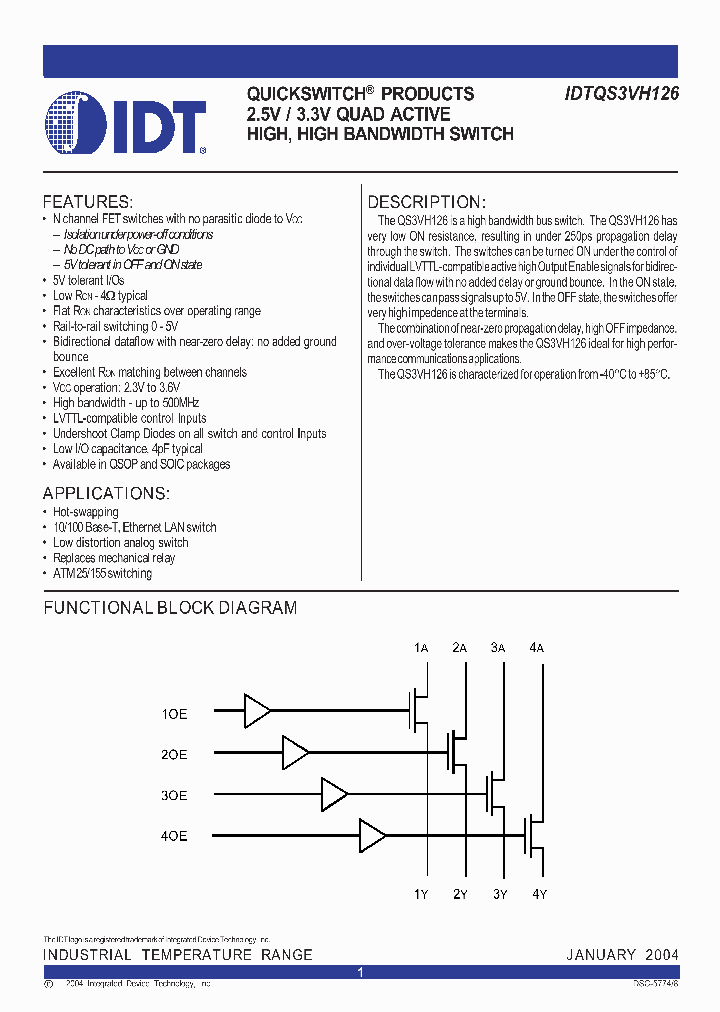 IDTQS3VH126_195164.PDF Datasheet