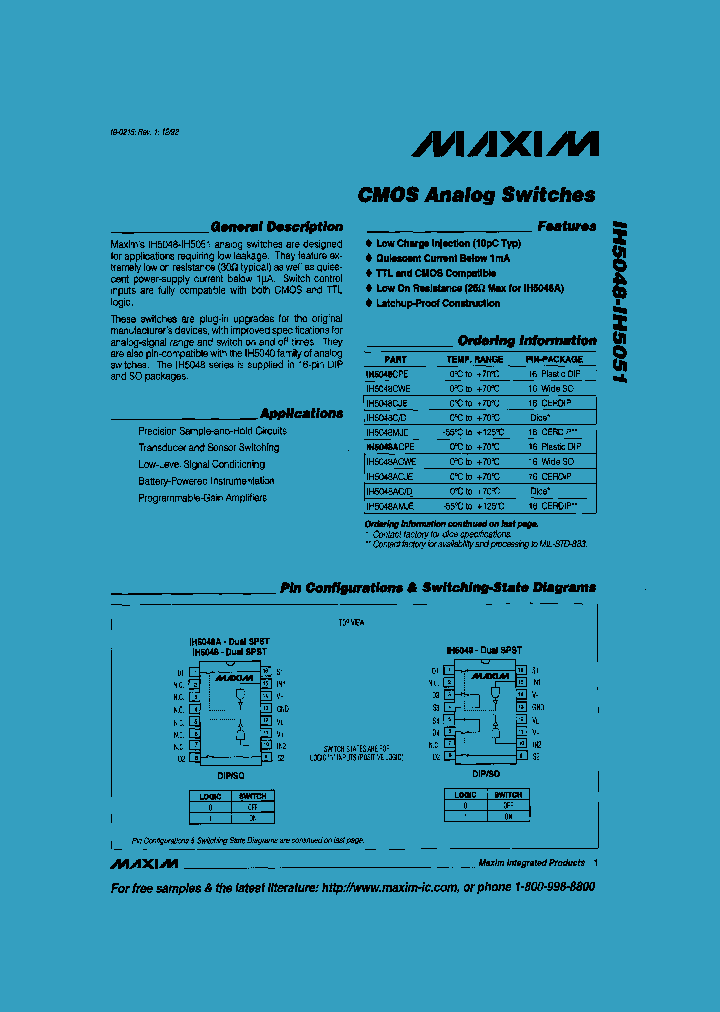 IH5048_131570.PDF Datasheet
