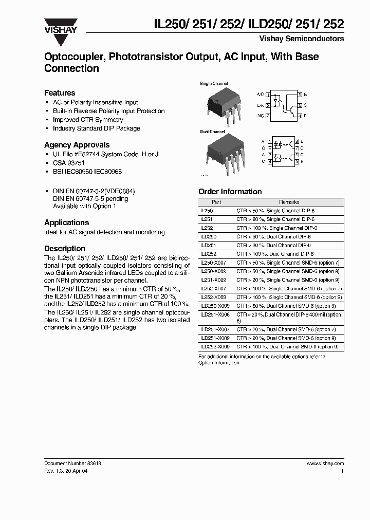ILD251-X006_49568.PDF Datasheet