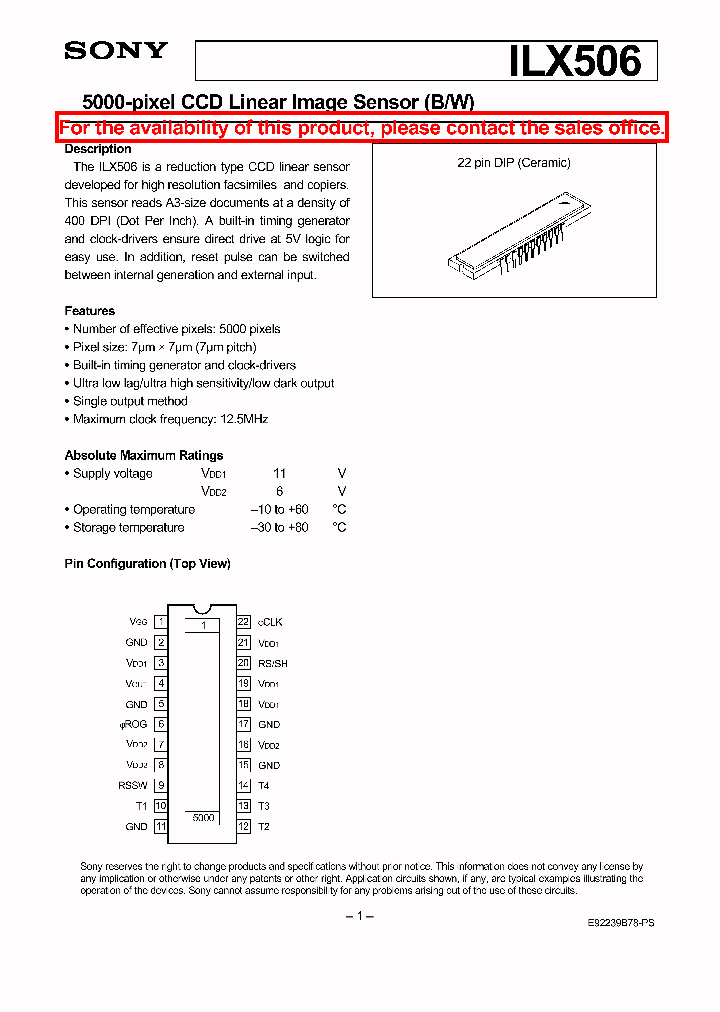 ILX506_47614.PDF Datasheet
