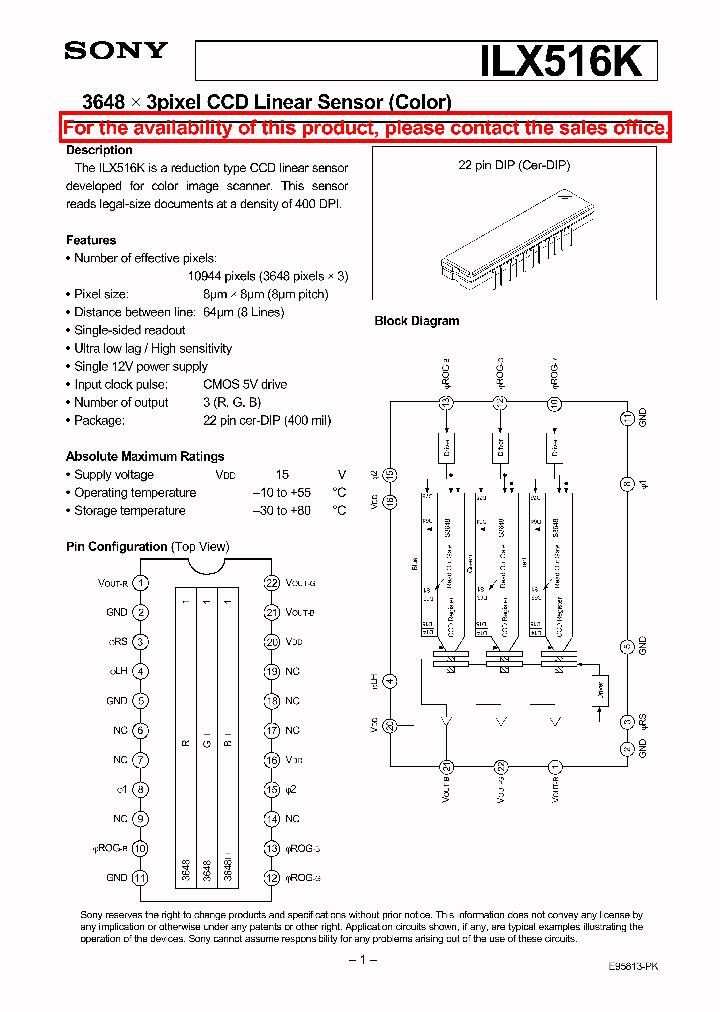 ILX516K_47702.PDF Datasheet