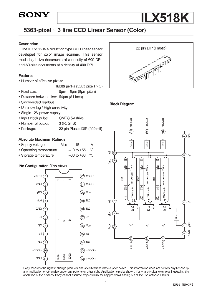 ILX518_138718.PDF Datasheet