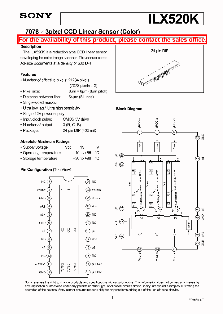 ILX520K_47739.PDF Datasheet