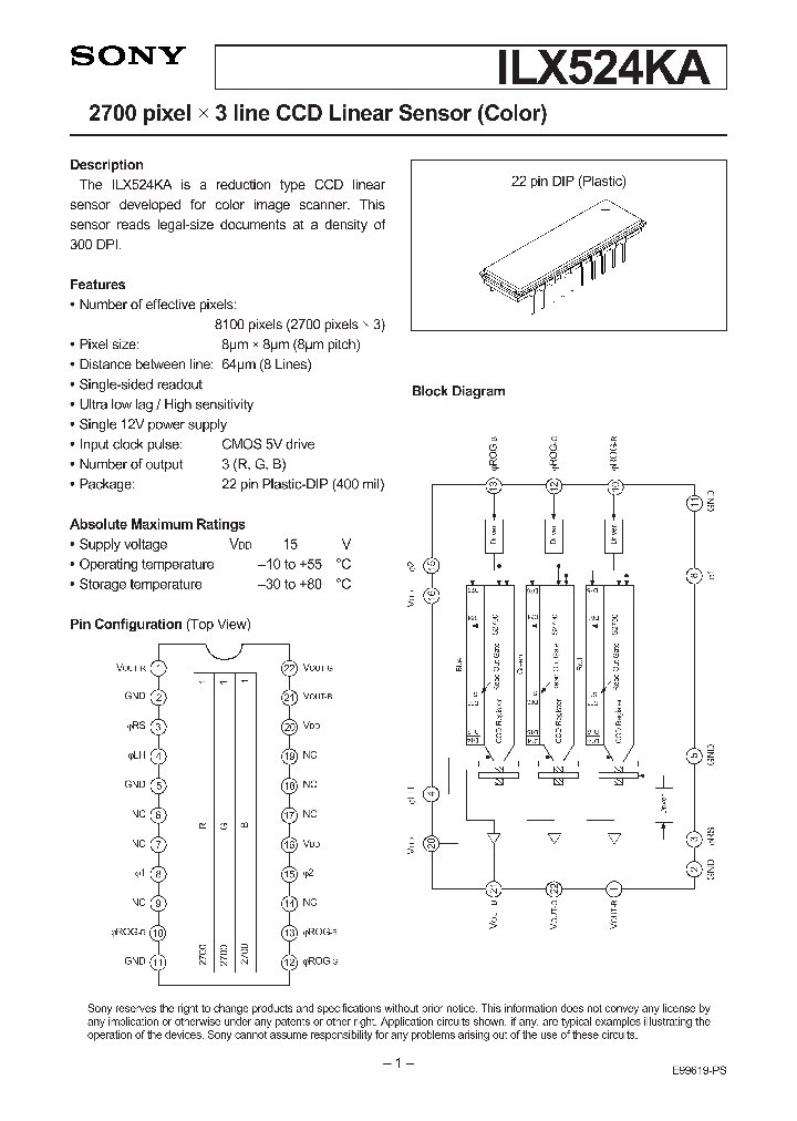 ILX524KA_47797.PDF Datasheet