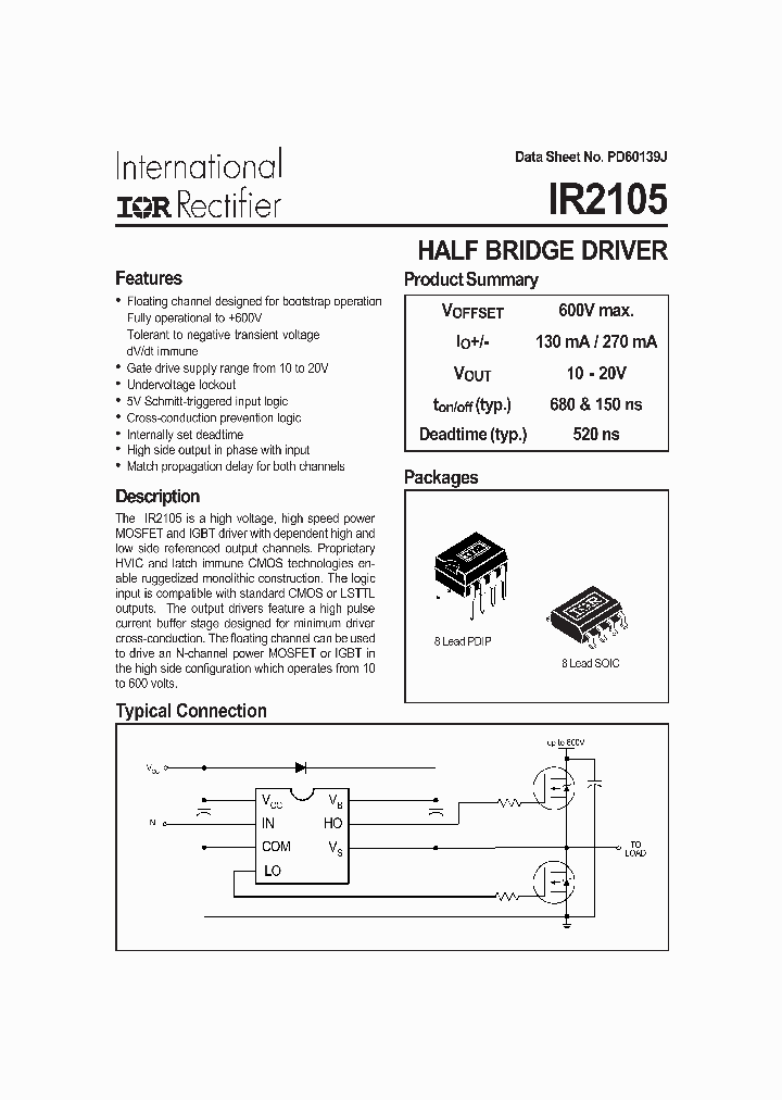 IR2105_152806.PDF Datasheet