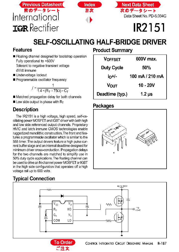 IR2151_81953.PDF Datasheet
