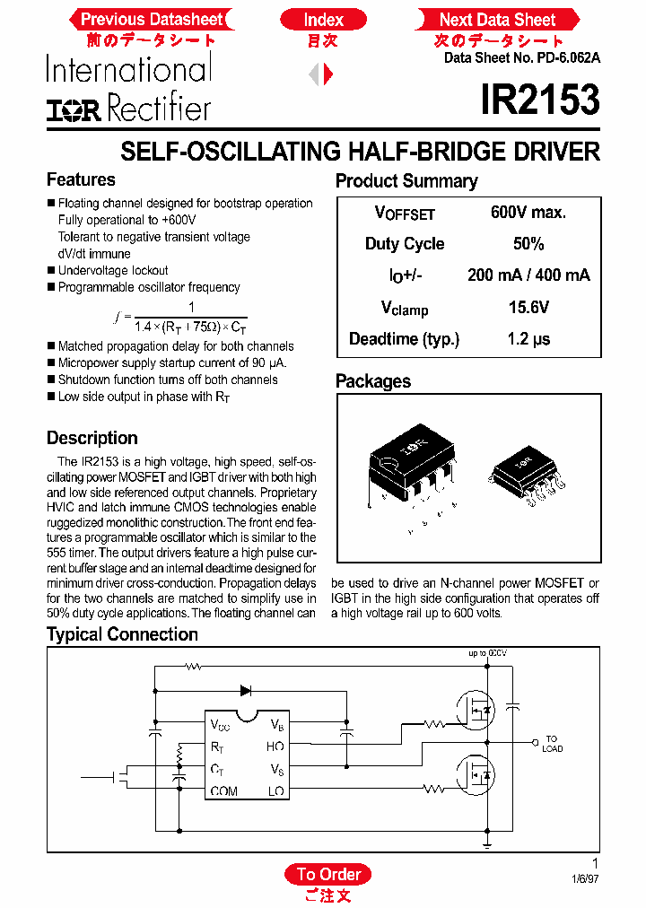 IR2153_26308.PDF Datasheet