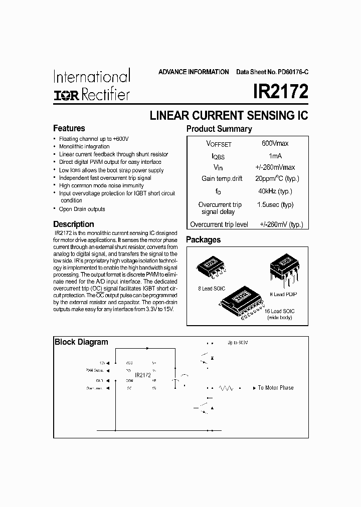 IR2172_195705.PDF Datasheet