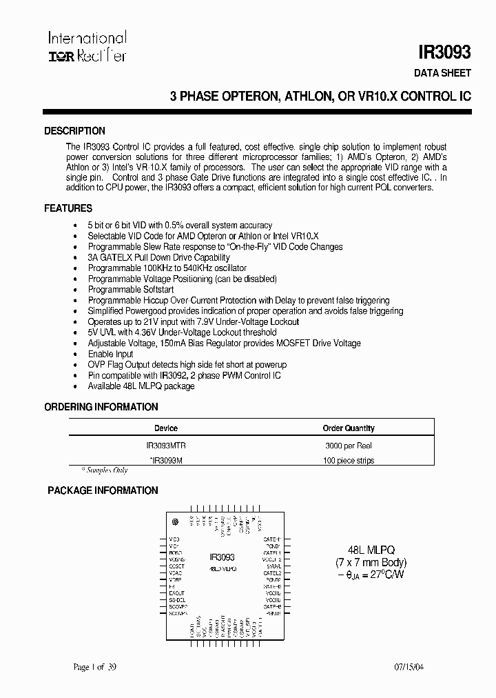 IR3009_41201.PDF Datasheet