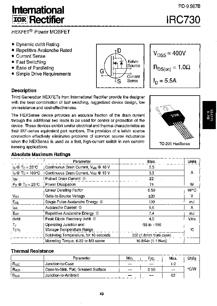 IRC730_157235.PDF Datasheet