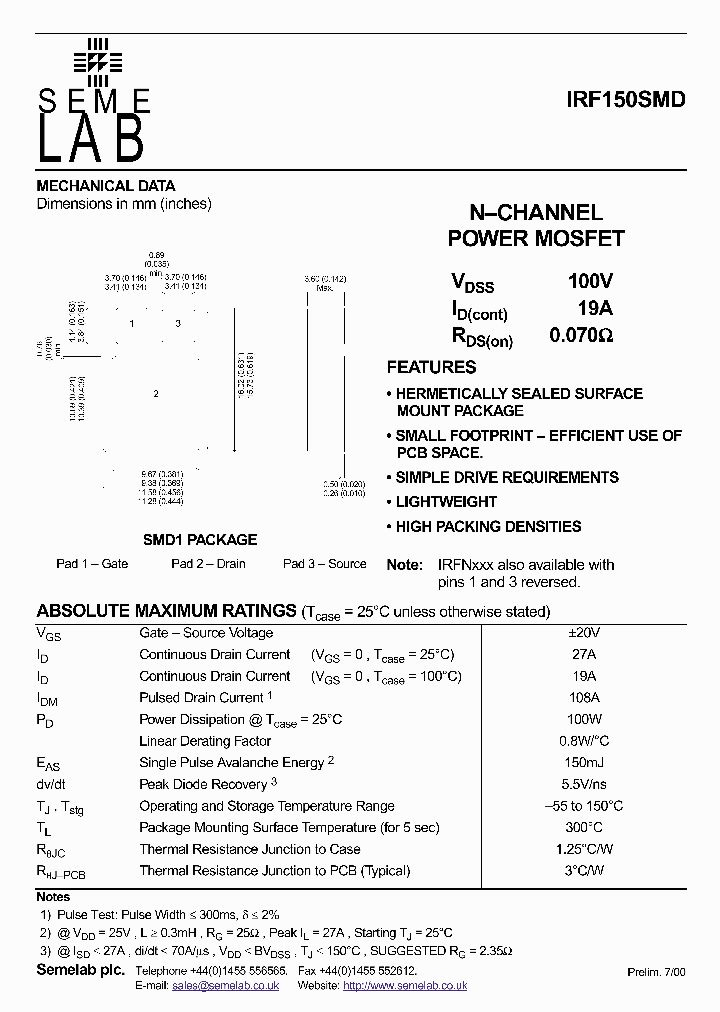IRF150SMD_5763.PDF Datasheet